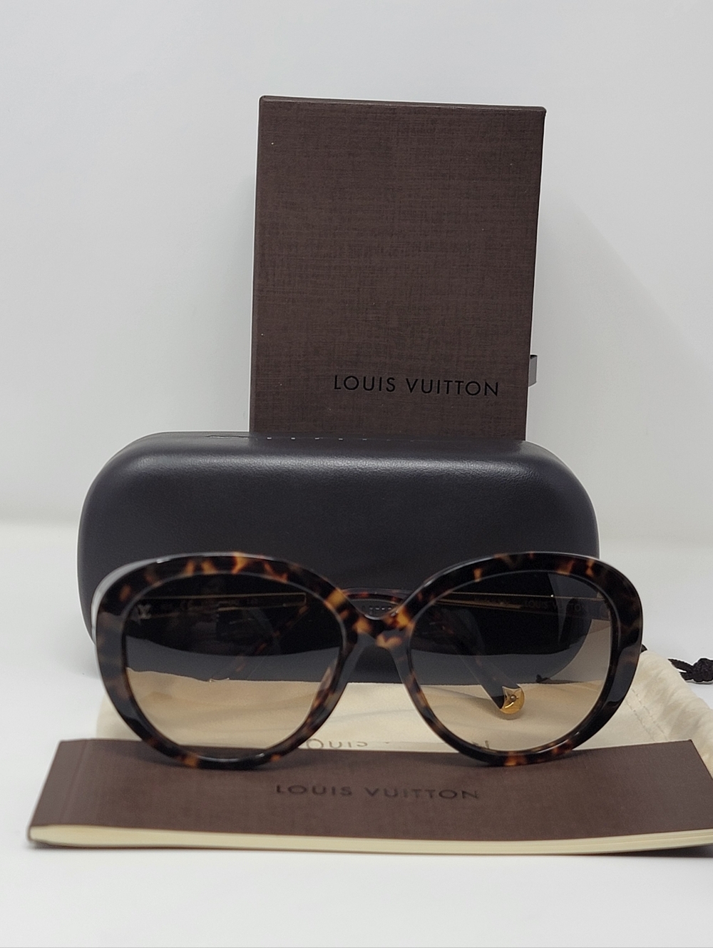 Louis Vuitton 2017 Bluebell Tortoise Gradient Sunglasses 57□16 140